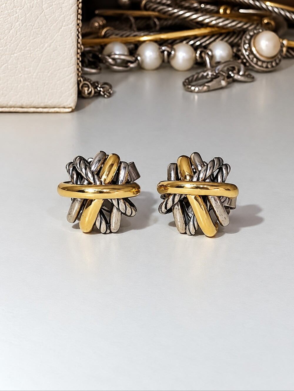 David Yurman Crossover Earrings